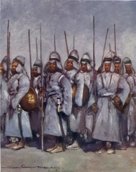 Gepolsterte Soldaten von Kishengarh